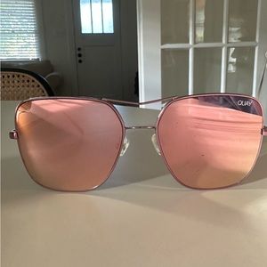 QUAY purple mirrored sunglasses